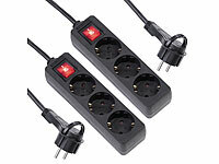 revolt 2er-Set 3-fach-... Stecker, Schalter, 3.680 Watt