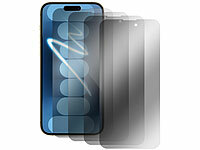 Somikon 4er-Set Schutzfolien, ... Glas, iPhone 14 ProMax