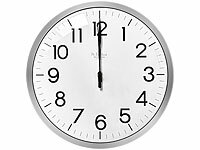 St. Leonhard Analoge Funk-Wanduhr, ... 33 x 5 cm