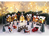 infactory 25-teiliges Deko-... mit 6 LEDs, Batteriebetrieb