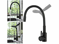 Rosenstein & S&ouml;hne Edelstahl-... 360&deg;, Niederdruck, schwarz