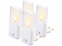 Lunartec 4er-Set ... Steckdose, D&auml;mmerungssensor