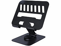 PEARL Faltbarer Tablet- ...-St&auml;nder, 2 Achsenh&ouml;hen