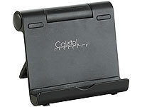 Callstel Aluminium-Tabletständer ... Winkel, schwarz