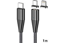 Callstel Magnetisches USB-C-Schnell-... Lightning, 1 m, 3 A
