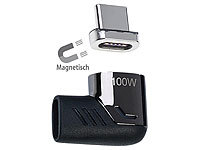 Callstel 90°-USB-C-Schnell-...-Stecker, PD bis 100 Watt