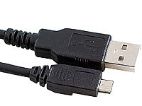 PEARL USB-2.0-Daten- & Ladekabel, ... A auf Micro-USB, 80 cm