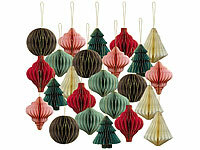 Britesta 24er-Set Weihnachts-... 3D-Ornamente aus Papier