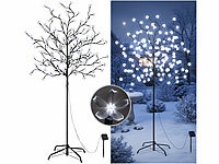 Lunartec Solar-LED-Deko-Kirschbaum ... Bl&uuml;ten, 150 cm, IP44