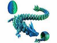 Playtastic 3D-gedrucktes Drachenei ... blau/gr&uuml;n, 28,5 cm