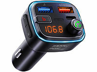 auvisio Kfz-Bluetooth-FM-... Display, PD, 45W, Freisprecher