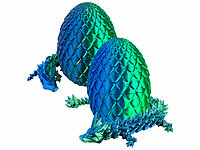 Playtastic 2er-Set 3D-... Drachenfigur, blau/gr&uuml;n, 28,5 cm