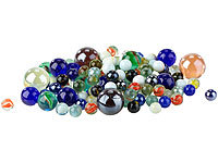 Playtastic Mega-Murmelpaket mit 1 kg ... Farben, 15 - 32 mm