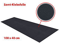infactory Samt-Klebefolie 40 x 100 cm, schwarz