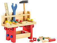 Playtastic Lustige Holzwerkbank ... Handwerker, 51-teilig
