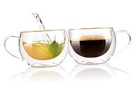 Cucina di Modena Doppelwandiges Kaffee- & Tee-Glas, 2er-Set