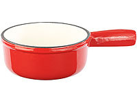 Rosenstein & S&ouml;hne K&auml;sefondue-Topf aus Gusseisen, 16 cm