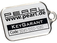 PEARL KeyGarant Schlüsselanhänger, ... Schlüssel-Schutzbrief