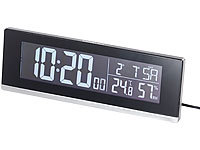 infactory Tisch-Funkwecker mit ... USB-Ladebuchse, 2 A