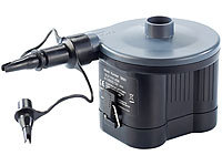 PEARL 12V Luftpumpe: Elektrische Luftpumpe mit 3 Aufsätzen, für 12 & 230 V,  50 Watt (Elektrische Luftpumpe 12V)