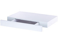 Carlo Milano Wandregal mit versteckter ... 5 x 25 cm, wei&szlig;