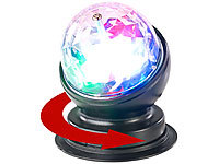 Lunartec Rotierende 360°-Disco-...-LED-Farbeffekten, 3 Watt