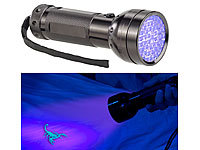 Lunartec 2in1-UV-Taschenlampe ... LEDs und Batteriebetrieb
