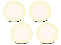 Lunartec 4er-Set Solar-Glas-... &Oslash; 9 cm, wei&szlig;