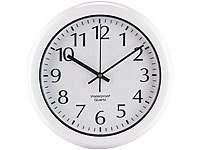 St. Leonhard Wasserdichte Funk-Wanduhr im Hochglanz-Geh&auml;use