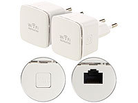 7links 2er-Set Mini-WLAN-... Access-Point & WPS-Knopf