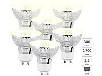 Luminea 6er-Set LED-Spots ... (ersetzt 25W) 300lm, warmweiß