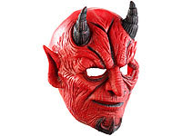 infactory Teufelsmaske aus Latex-Gummi mit beweglichem Mund
