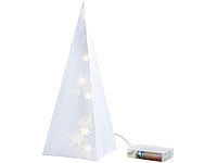 Lunartec Weihnachtsdeko "Pyramide" mit ... und 10 LEDs