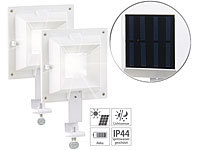 Lunartec 2er-Set Solar-LED-...-LEDs, je 20 Lumen, IP44