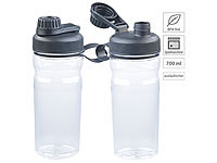Speeron 2er-Set BPA-...-Trinkflaschen, 700 ml, auslaufsicher