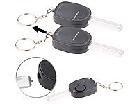 VisorTech 2er-Set Personenalarm im ... 110-dB-Sirene, Kuli