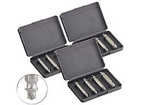 AGT Professional 3x 4-tlg. ...-Ausdreher-Set aus HSS-Stahl