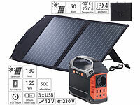 revolt Powerstation & Solar-...-W-Solarpanel, 155 Wh