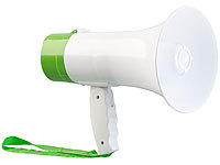 infactory Megaphon mit Voice-... m Reichweite, 10 Watt