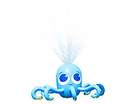 Playtastic Aufblasbarer Oktopus ... für Kinder