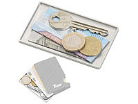 Xcase Geld- und ... für Kreditkarten-Etuis, silbern