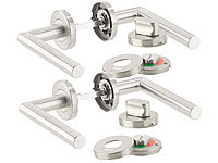 AGT Türschlösser 3er Set - Buntbartschlösser Für Zimmertüren (DIN Rechts)