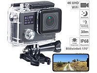 Somikon 4K-Action-Cam für ... WLAN, 16MP-Sony-Sensor IP68