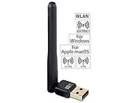 7links Mini-USB-WLAN-Stick mit ... & 5,0 GHz, bis 650 Mbit/s