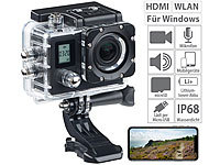 Somikon Einsteiger-4K-Action-Cam, ... HD 60 B./Sek., IP68