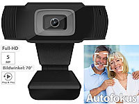 Somikon Full-HD-USB-Webcam ... und Dual-Stereo-Mikrofon