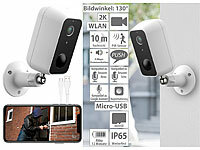 VisorTech Outdoor-IP-Überwachungskamera, ... & App, IP65