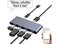 Xystec WLAN-USB-3.0-... Ports, App, Sprachsteuerung