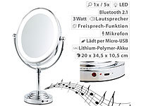 Sichler Beauty XL-LED-Kosmetikspiegel, ... 1x / 5x Vergröß.