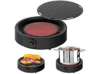 Rosenstein & S&ouml;hne 2in1-... Infrarot-Tischgrill, 2.000 W